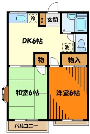 ファミーユ八王子の物件間取画像